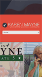 Mobile Screenshot of karenmayne.com