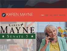 Tablet Screenshot of karenmayne.com